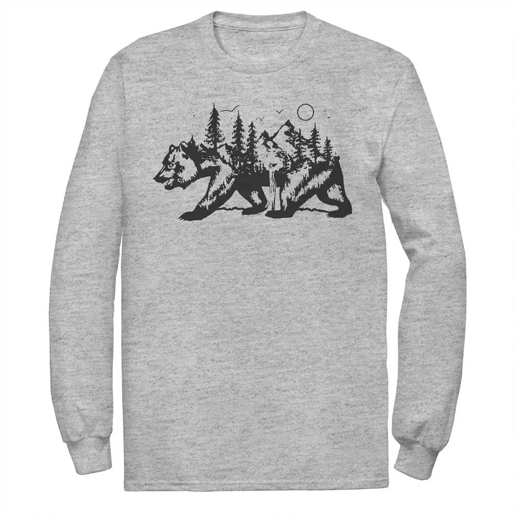 Men's Fifth Sun Camping Bear Silhouette Tee,  Product Image