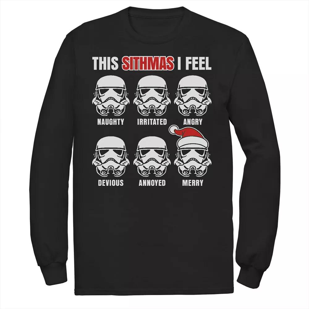 Men's Star Wars Stormtrooper Sithmas Emotions Christmas Tee,  Product Image