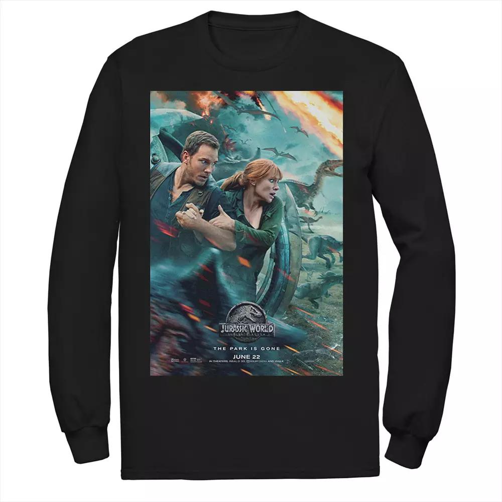 Men's Jurassic World 2 Owen Claire Movie Poster Tee,  Product Image