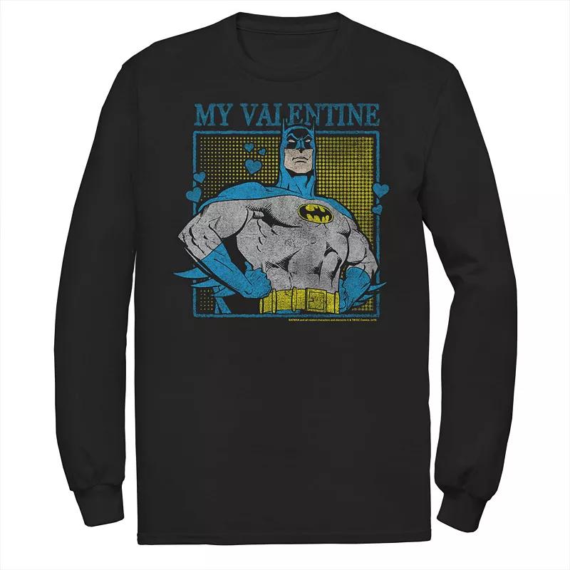 Men's DC Comics Batman My Valentine Comic Portrait Tee,  Product Image
