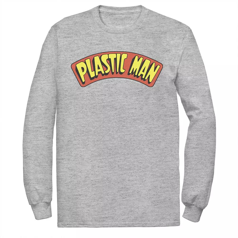 Men's DC Comics Plastic Man Text Logo Poster Tee,  Product Image