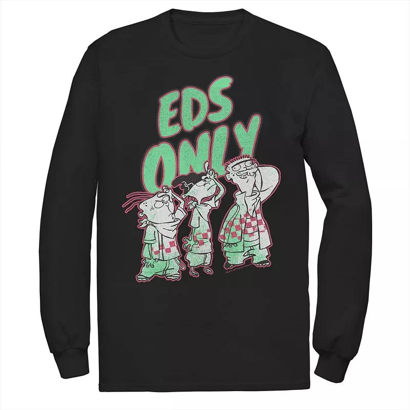 Men's Ed, Edd & Eddy Eds Only Portrait Long Sleeve Tee,  Product Image