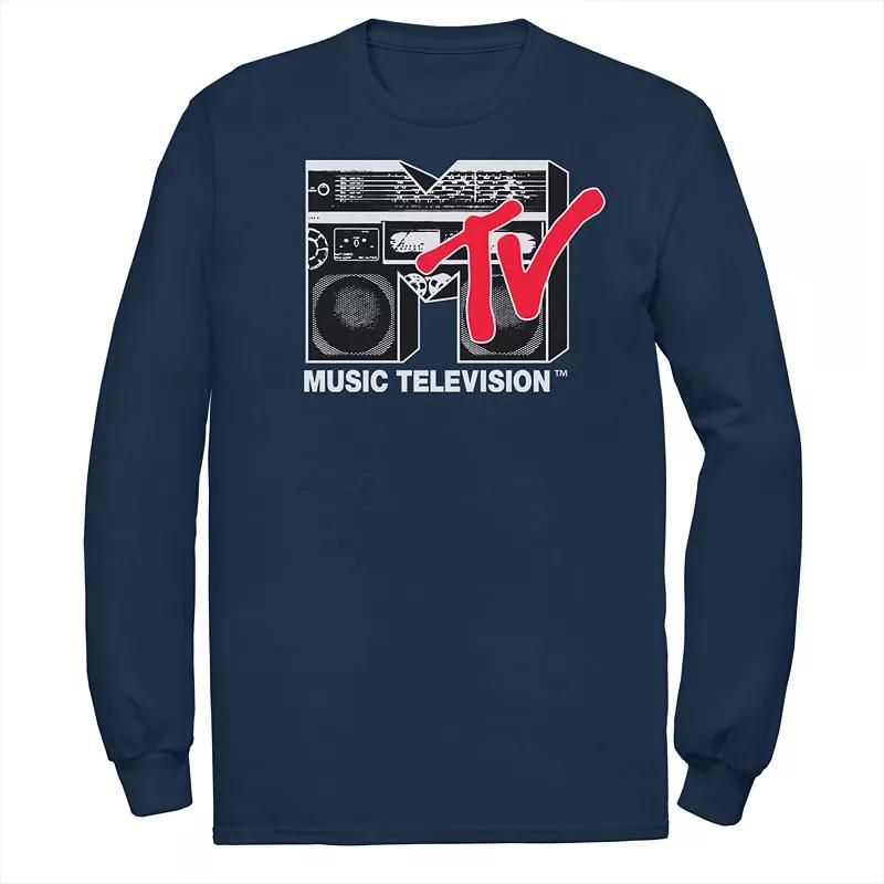 Mens MTV Boom Box Logo Vintage Tee Product Image