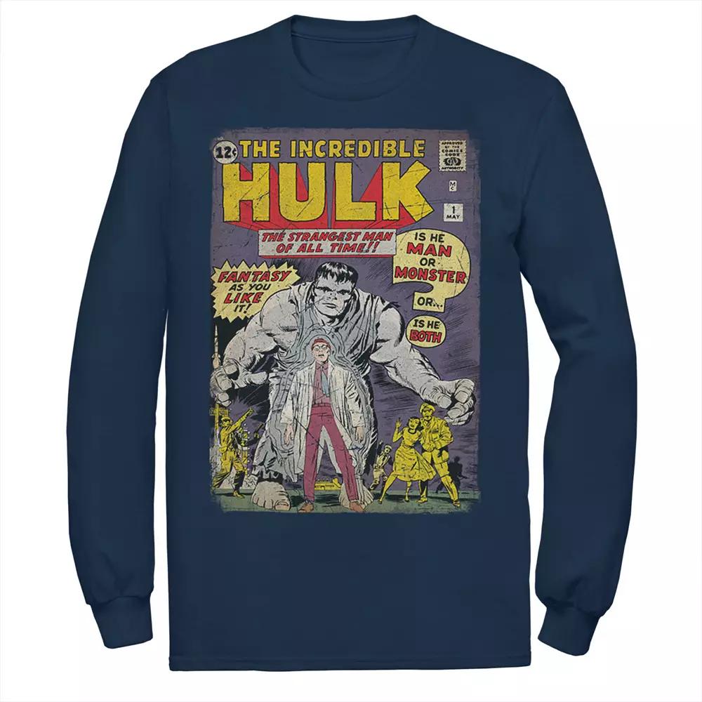 Men's Marvel The Incredible Hulk Classic Retro Comic Book Tee,  Product Image
