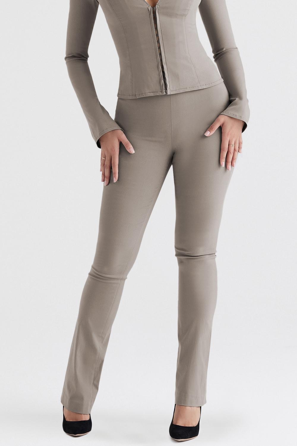 Laurel  smoke high waisted trousers Product Image