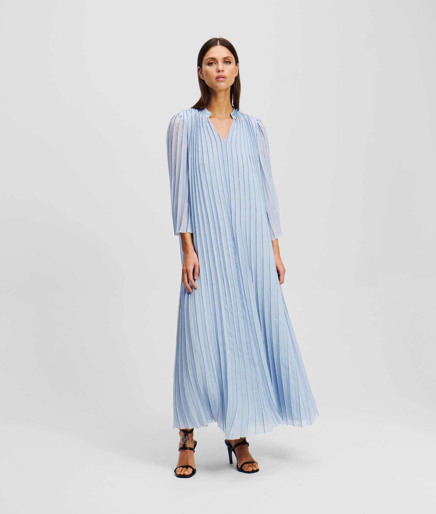 PLEATED MAXI DRESS Product Image