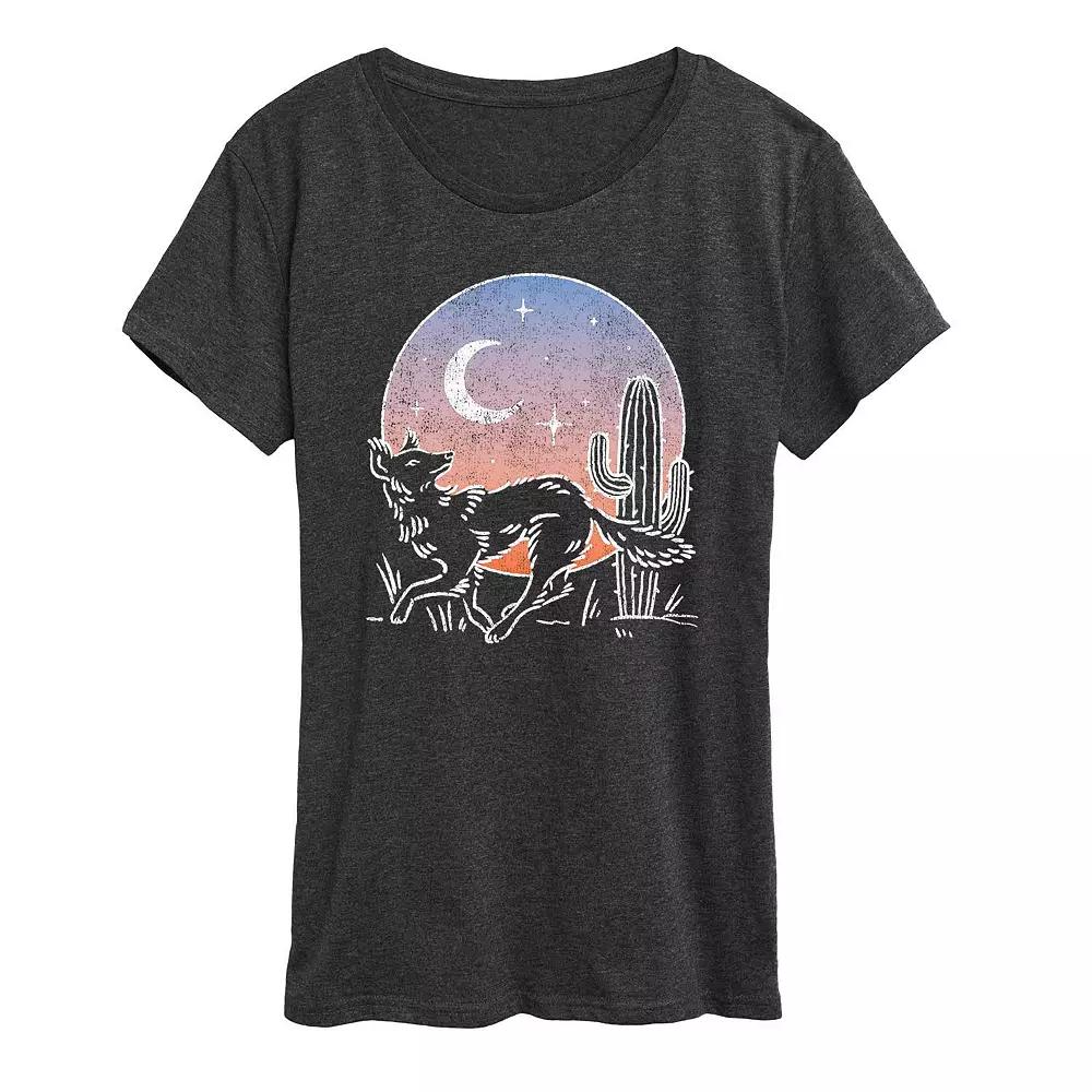 Women's Desert Coyote Graphic Tees, Girl's,  Product Image