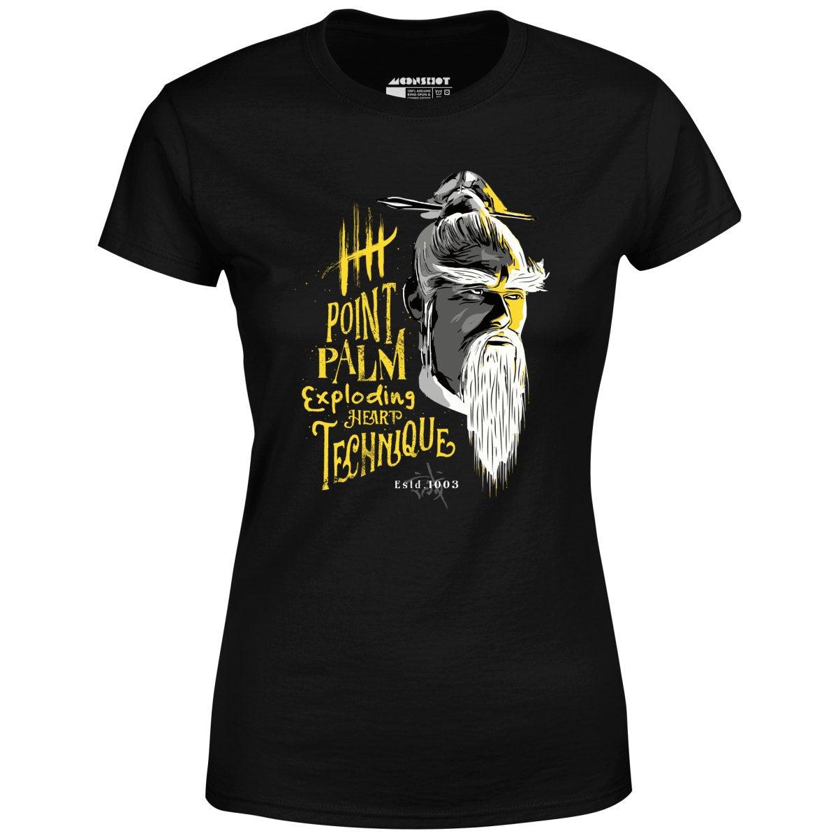 Point Palm Exploding Heart Technique - Women's T-Shirt Female Product Image
