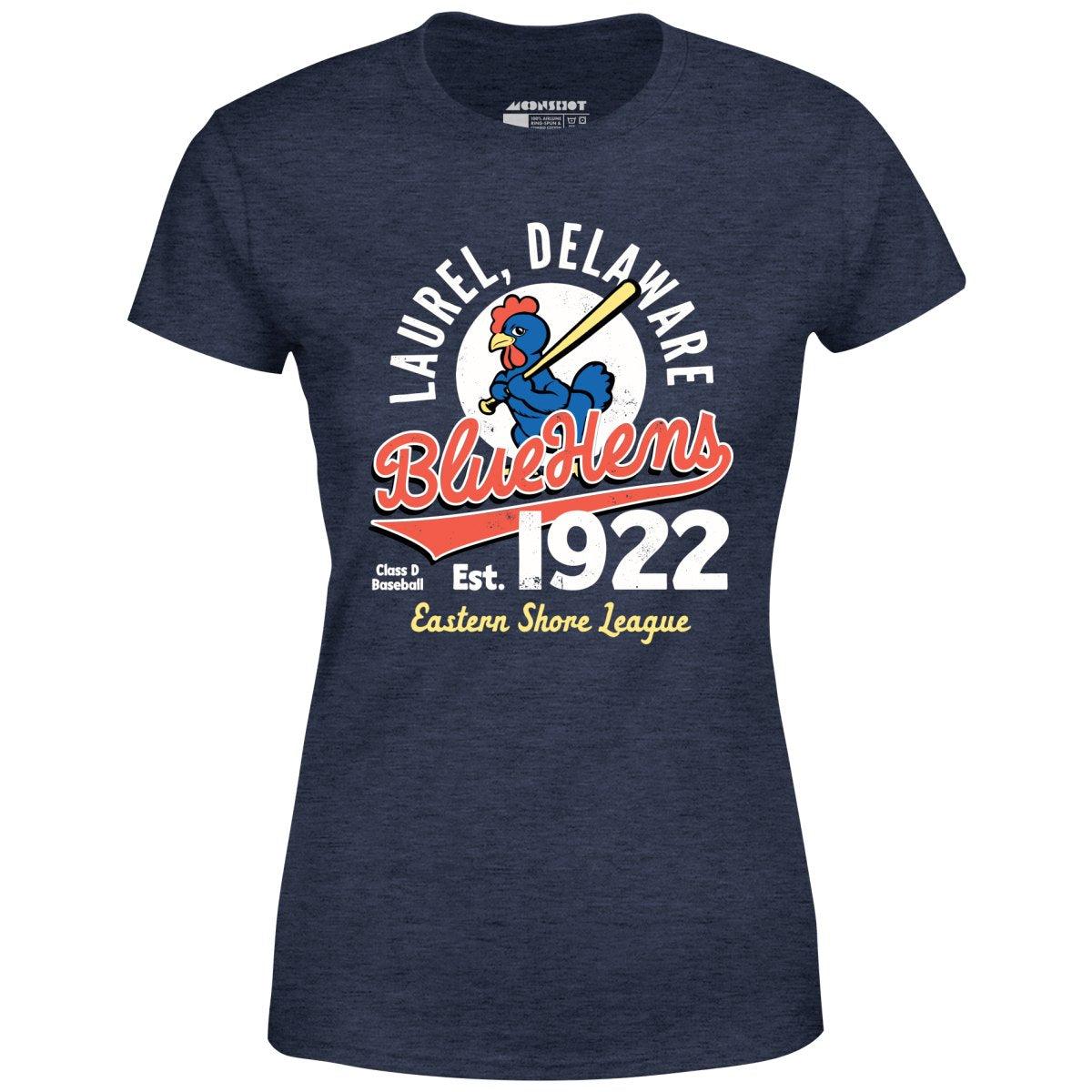 Laurel Blue Hens - Delaware - Vintage Defunct Baseball Teams - Women's T-Shirt Female Product Image