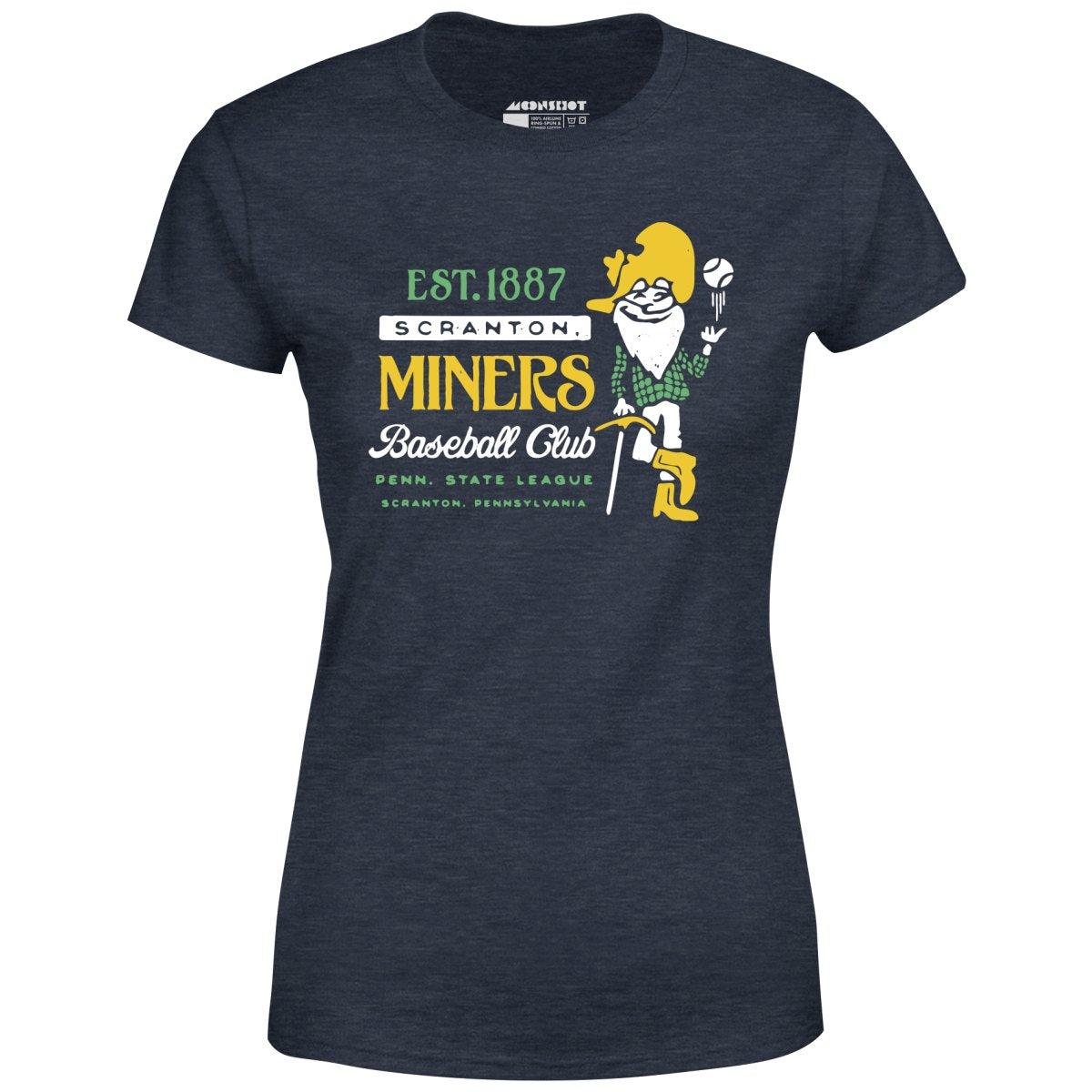 Scranton Miners - Pennsylvania - Vintage Defunct Baseball Teams - Women's T-Shirt Female Product Image