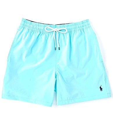 Polo Ralph Lauren Traveler Solid 5.75 Inseam Swim Trunks Product Image