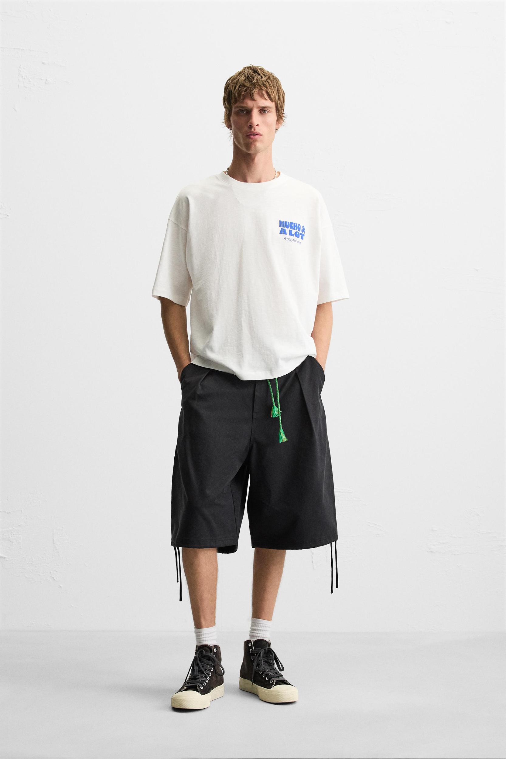 PRINTED TEXT T-SHIRT Product Image