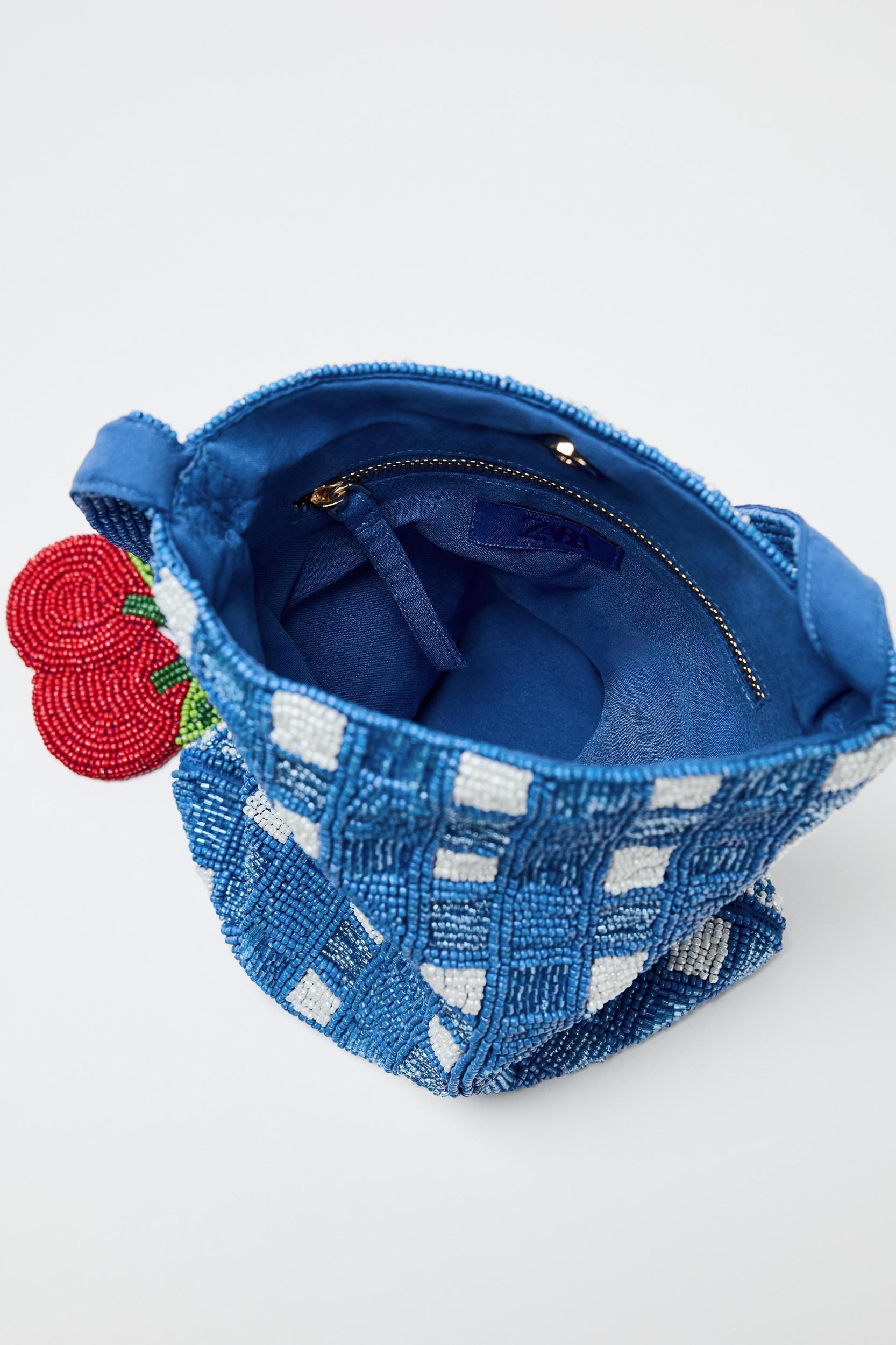 FANTASY BEADED MINI BUCKET BAG Product Image
