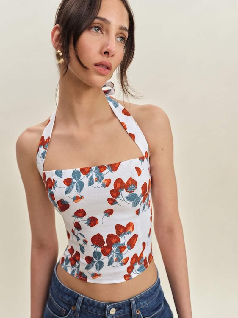 Malika Linen Top Product Image