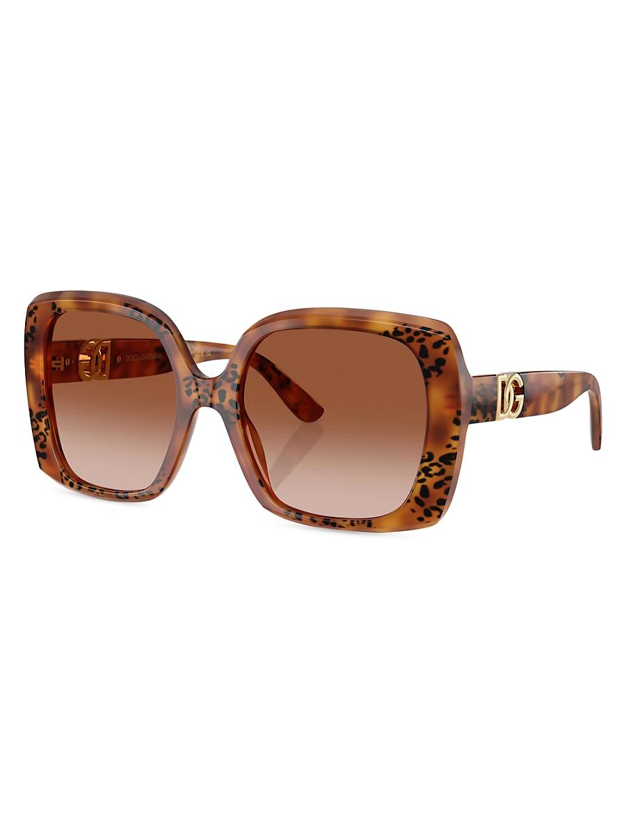 Womens 56MM Square Sunglasses Product Image