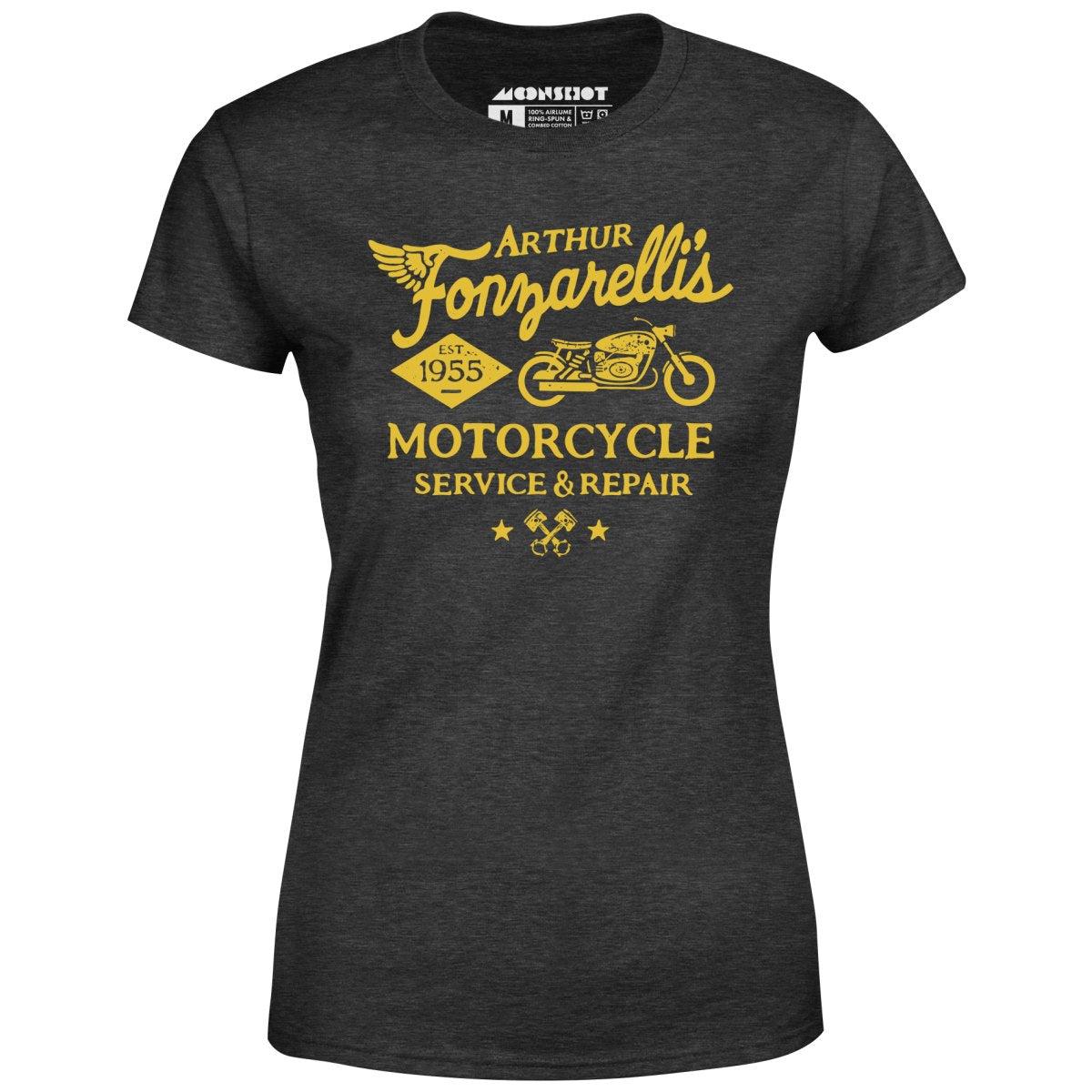 Arthur Fonzarelli's Motorcycle Service & Repair - Women's T-Shirt Female Product Image