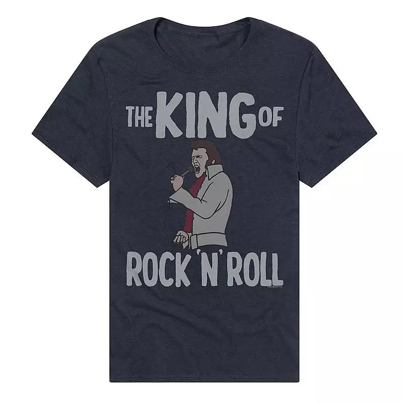 Men's Elvis King of Rock 'n' Roll Graphic Tee,  Product Image