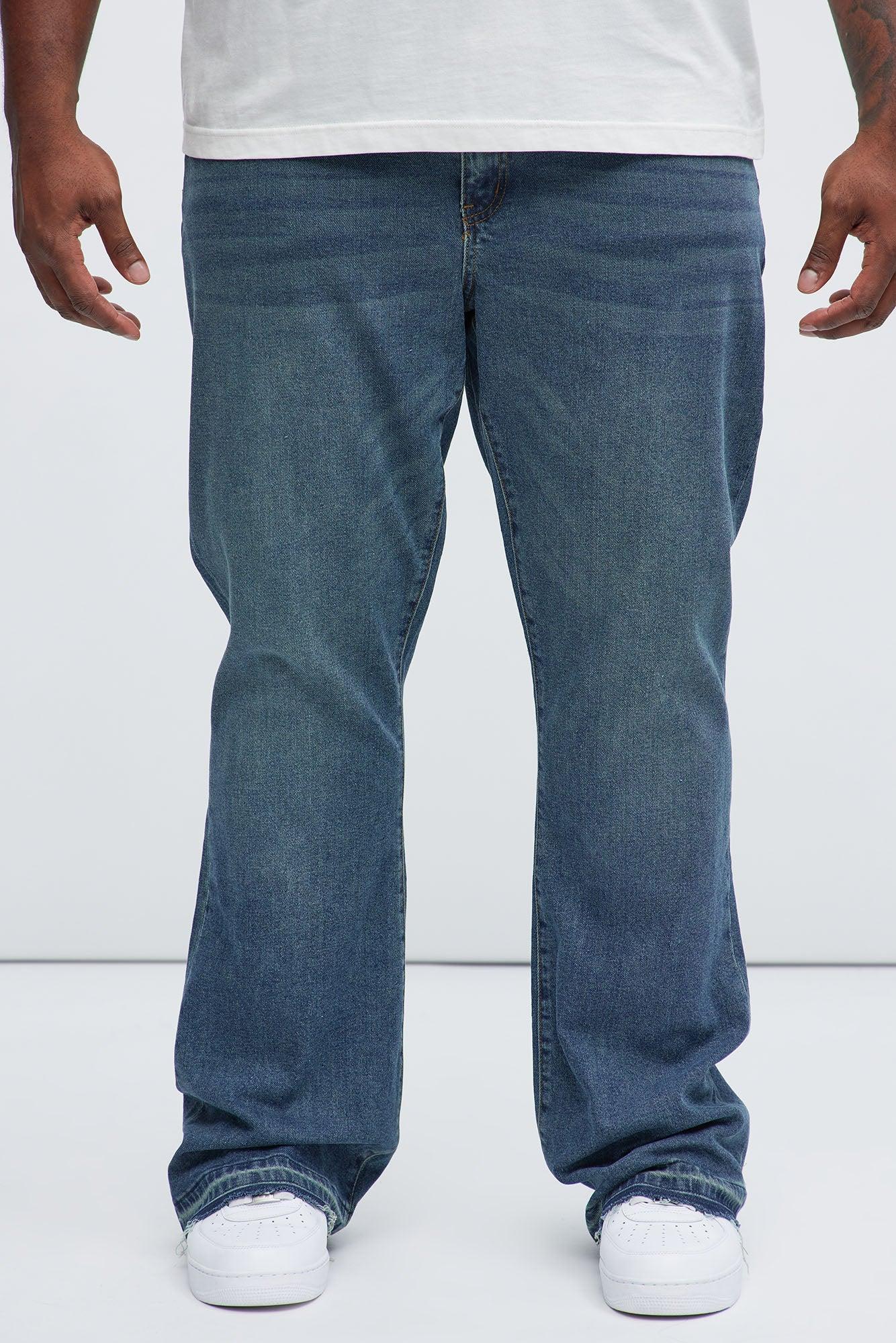 Cornell Slim Flare Jeans - Vintage Blue Wash Product Image