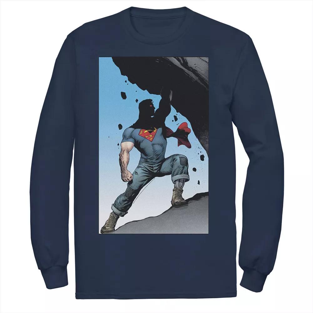 Men's DC Comics Superman Power Lift Comic Poster Tee,  Product Image
