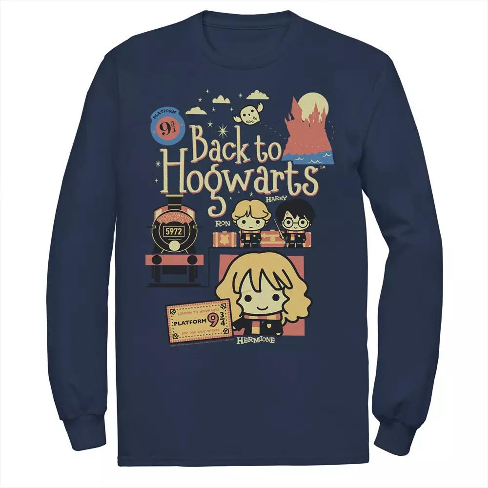 Men's Harry Potter Chibi Back To Hogwarts Tee,  Product Image