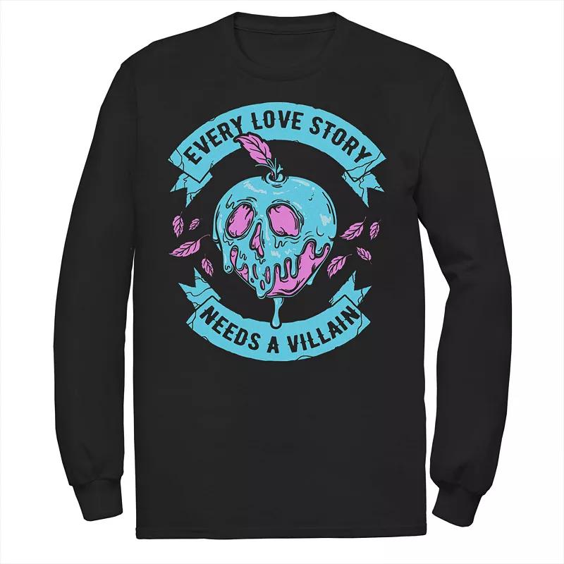 Disney's Villains Every Love Story Needs A Villain Men's Valentine's Long Sleeve Tee,  Product Image