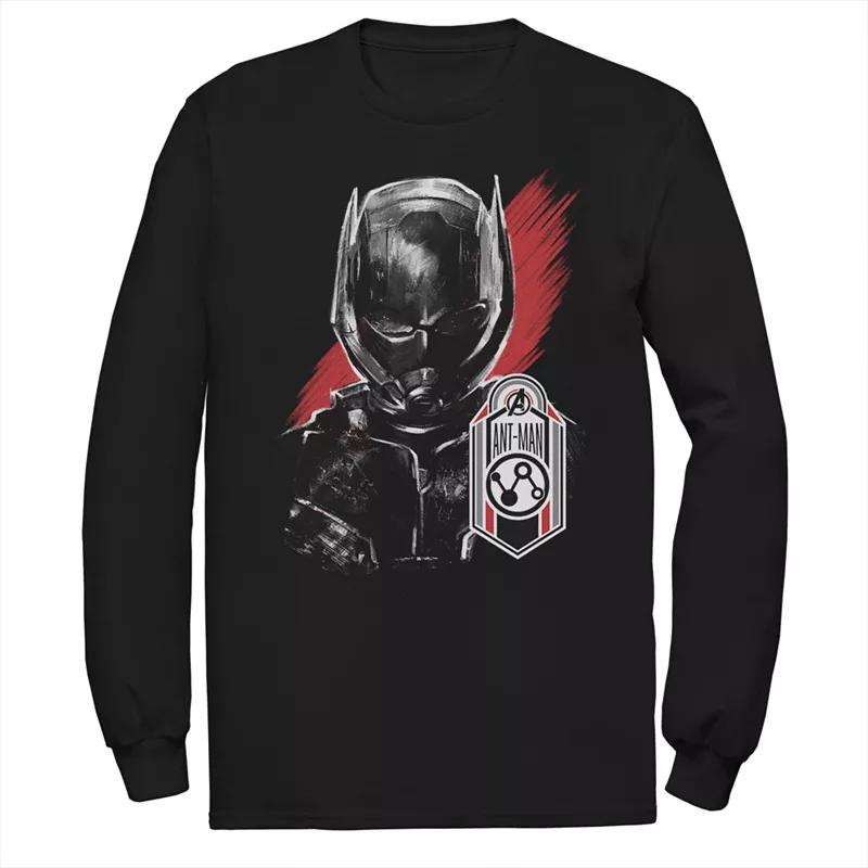 Men's Marvel Avengers Endgame Ant Man Strong Pose Sweatshirt, Size: Medium, Black Product Image