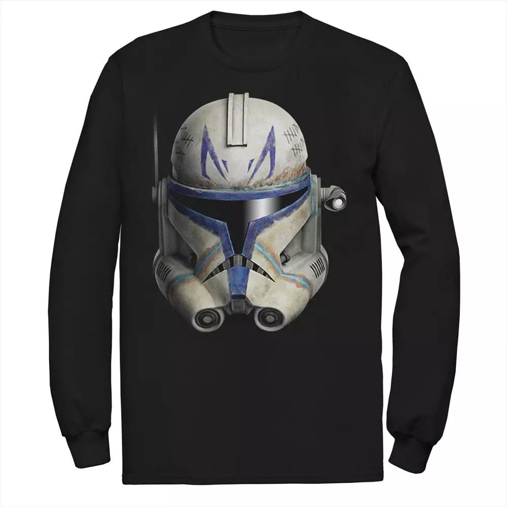 Men's Star Wars: Clone Wars Clone Commander Rex Big Face Tee,  Product Image