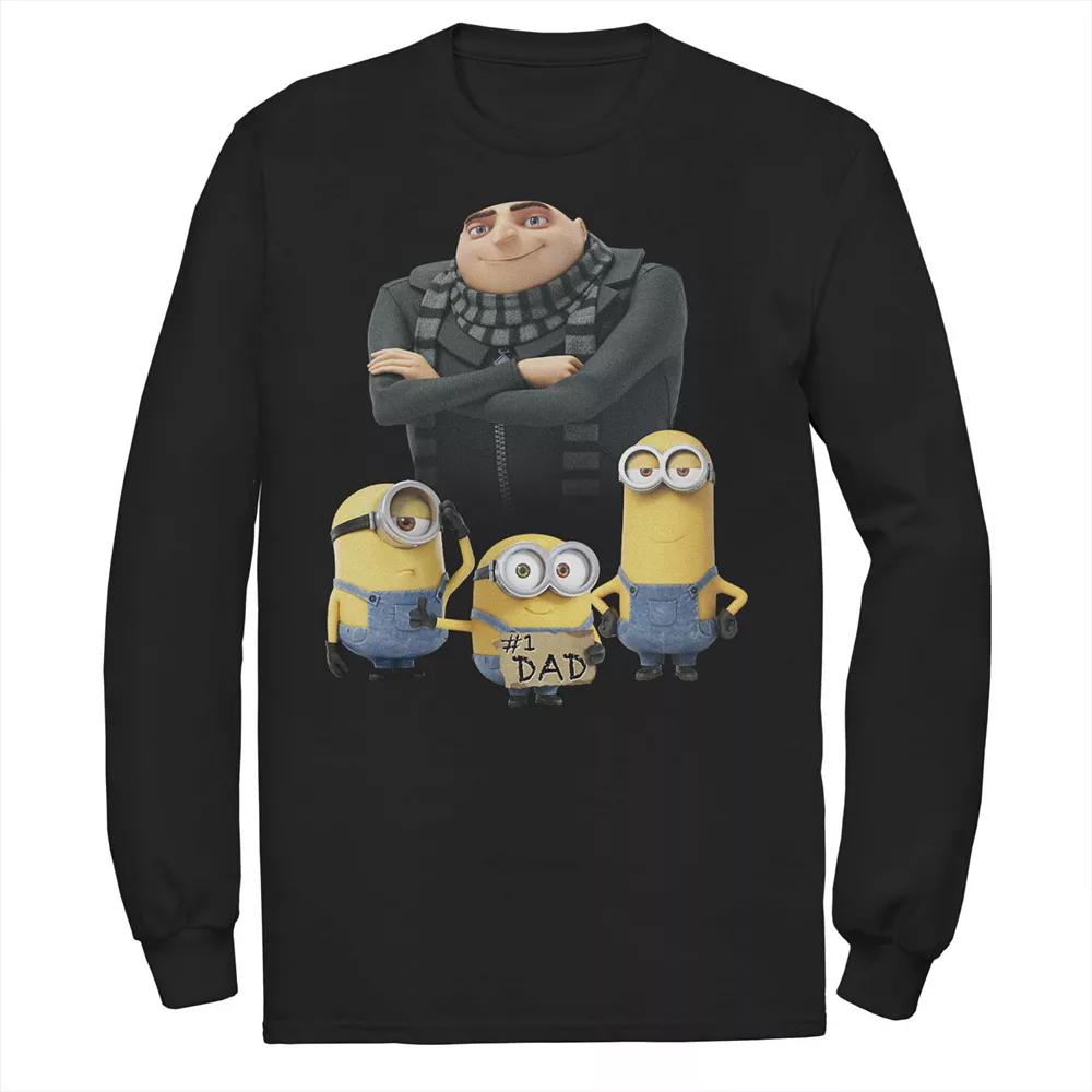 Men's Despicable Me Minions Count Dracula #1 Dad Portrait Tee,  Product Image