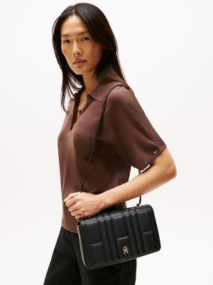 Quilted Snap-Closure Crossbody Bag Product Image