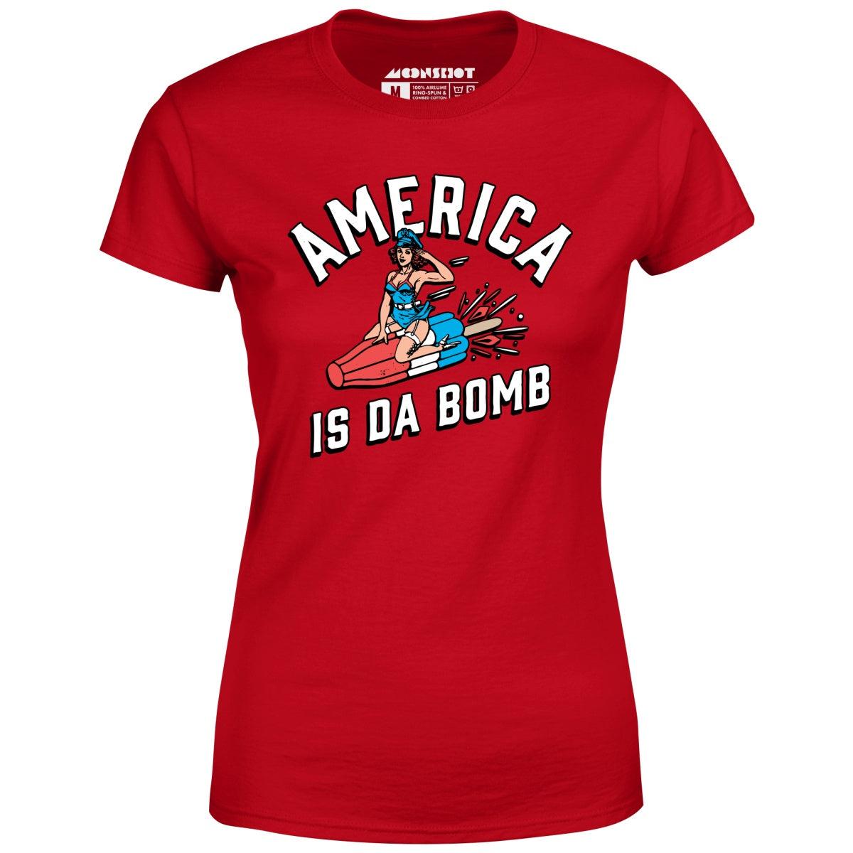 America is Da Bomb - Women's T-Shirt Female Product Image