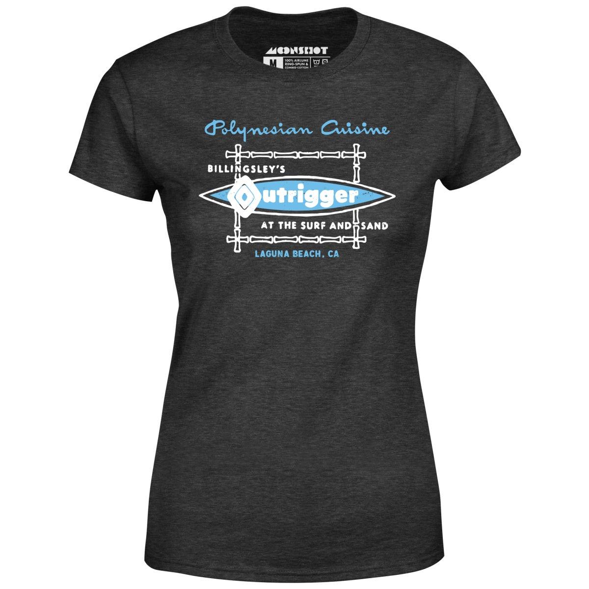 Billingsley's Outrigger - Laguna Beach, CA - Vintage Tiki Bar - Women's T-Shirt Female Product Image