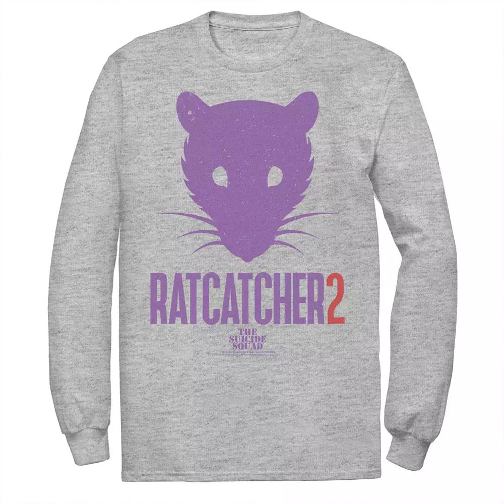 Men's The Suicide Squad Ratcatcher 2 Logo Tee, Size: XL, Athletic Grey Product Image