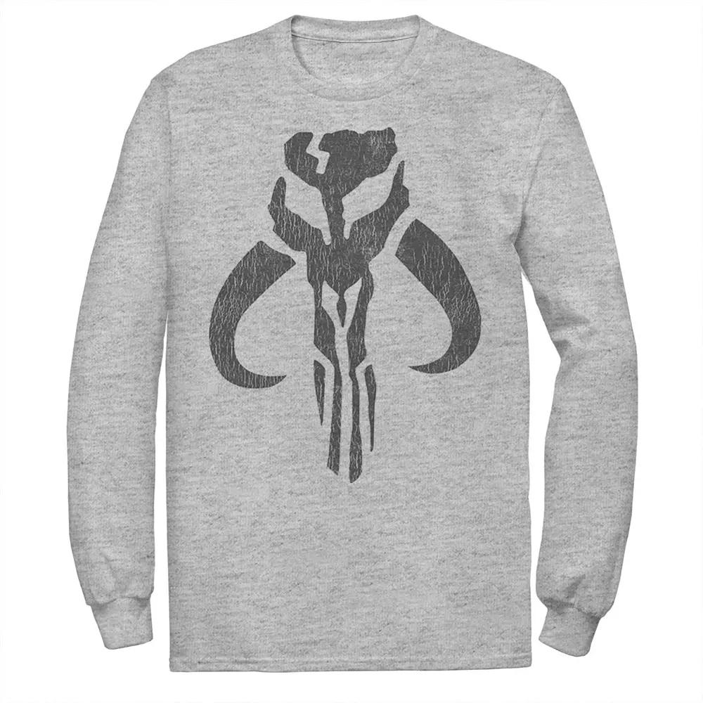 Men's Star Wars Mando Symbol Tee, Size: Medium, Athletic Grey Product Image