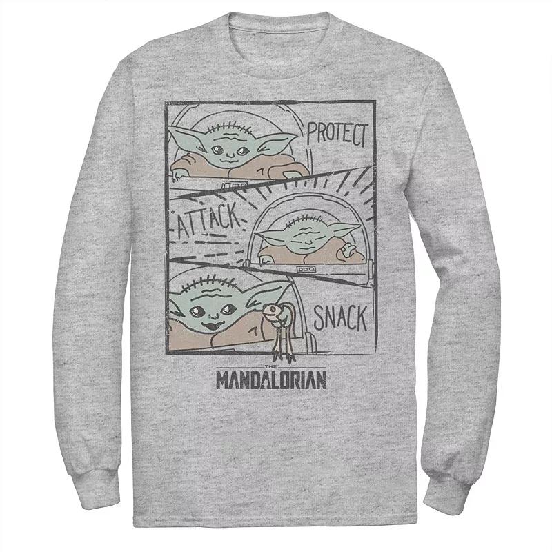 Men's Star Wars The Mandalorian The Child Protect Attack Snack Tee,  Product Image