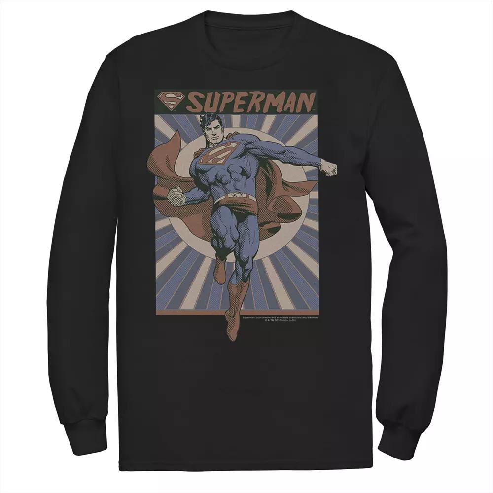Men's DC Comics Superman Posed Pop Art Poster Tee,  Product Image