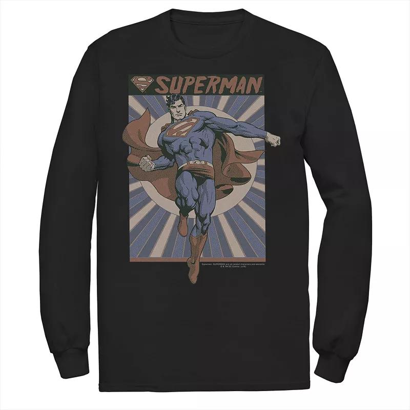 Men's DC Comics Superman Posed Pop Art Poster Tee,  Product Image