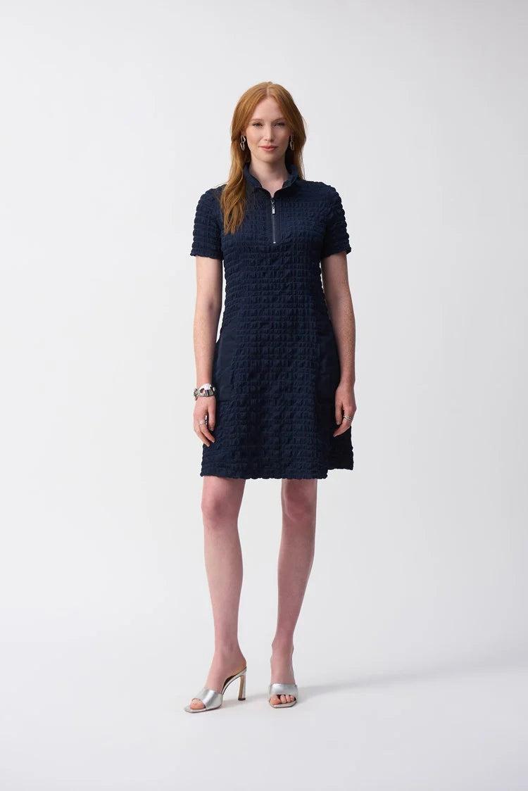 Bubble Jacquard A-Line Dress Product Image