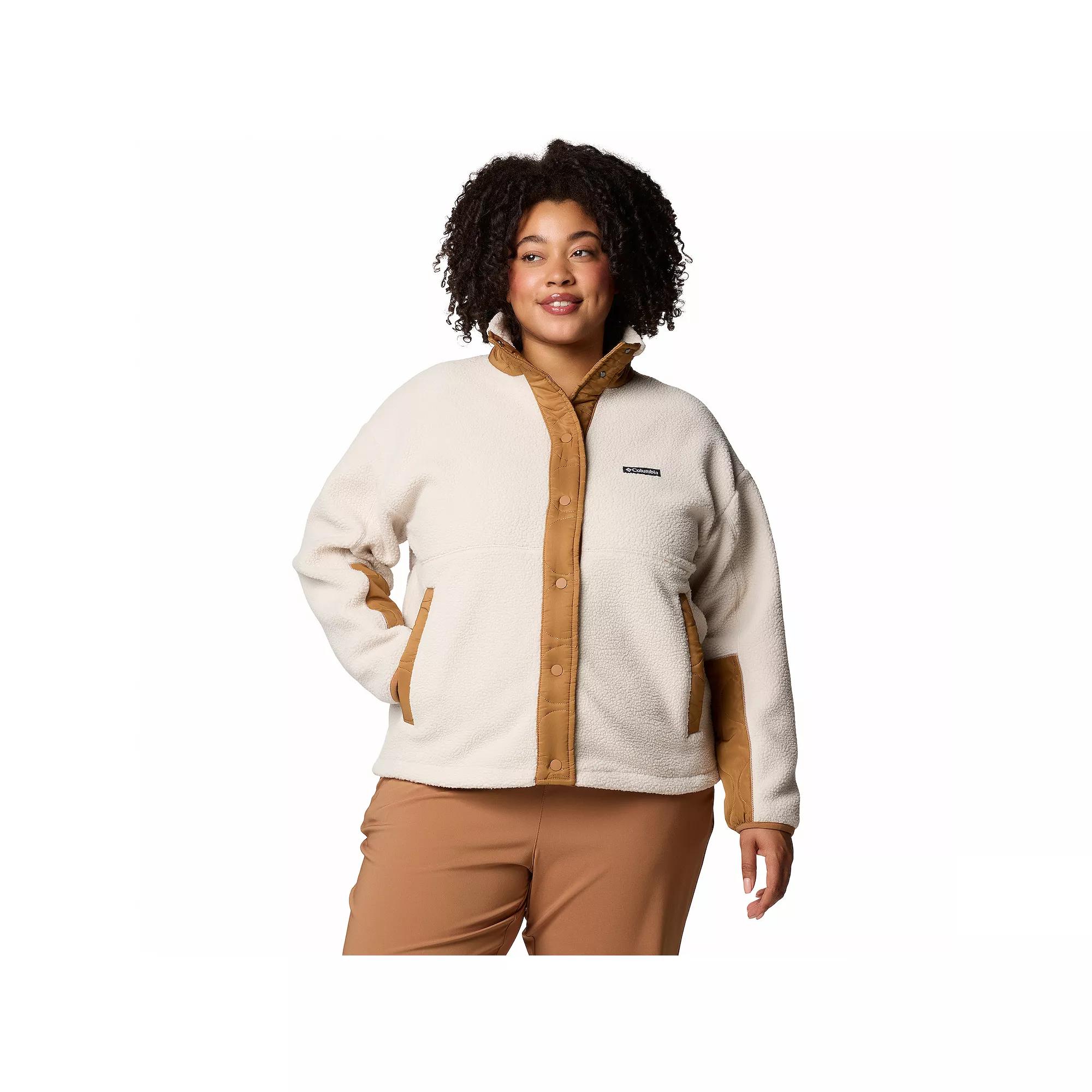 Columbia Womens Cloud Point Snap Fleece Jacket - Plus Size- Product Image