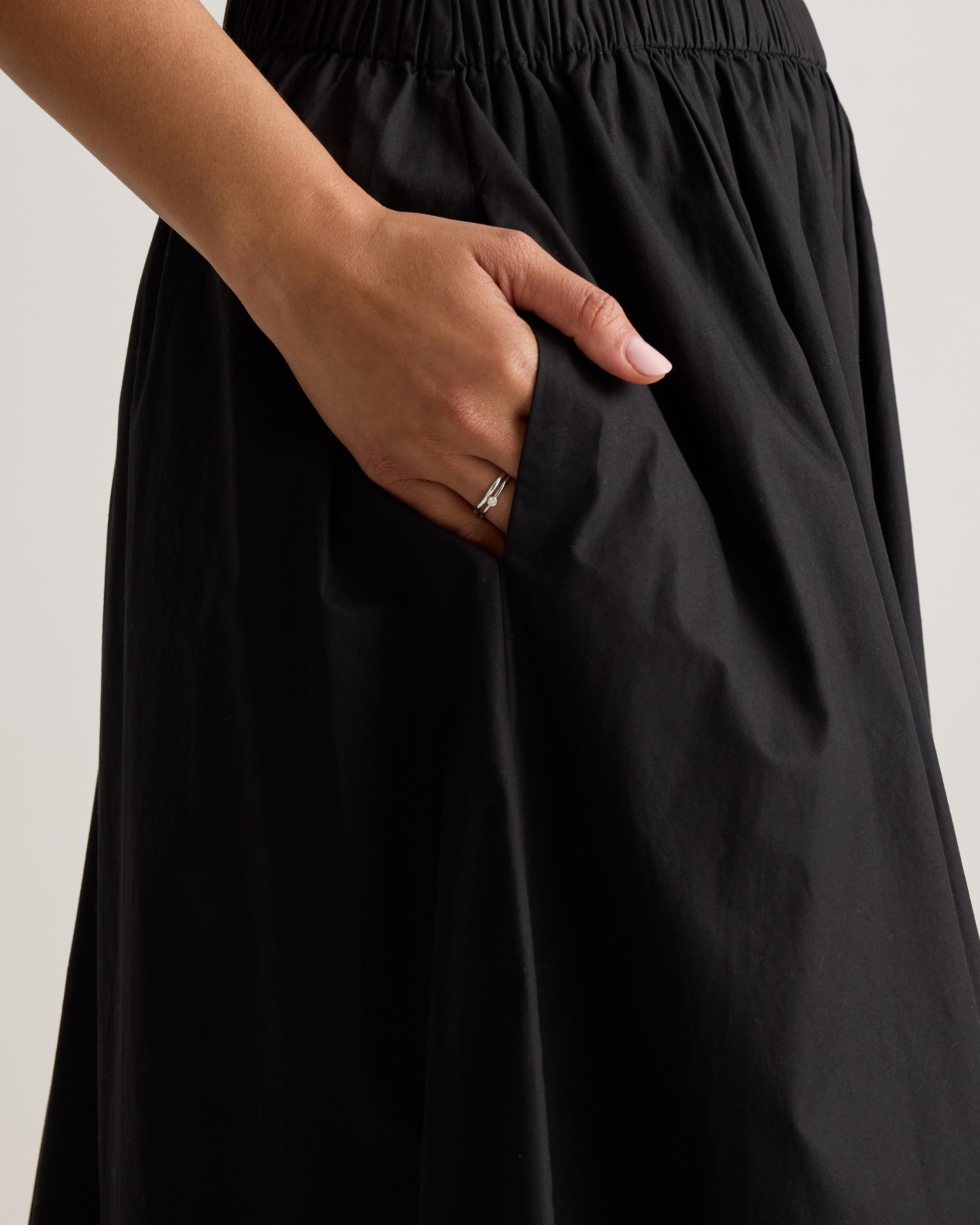 Quince | Women's Poplin A-line Maxi Skirt Organic Cotton Product Image