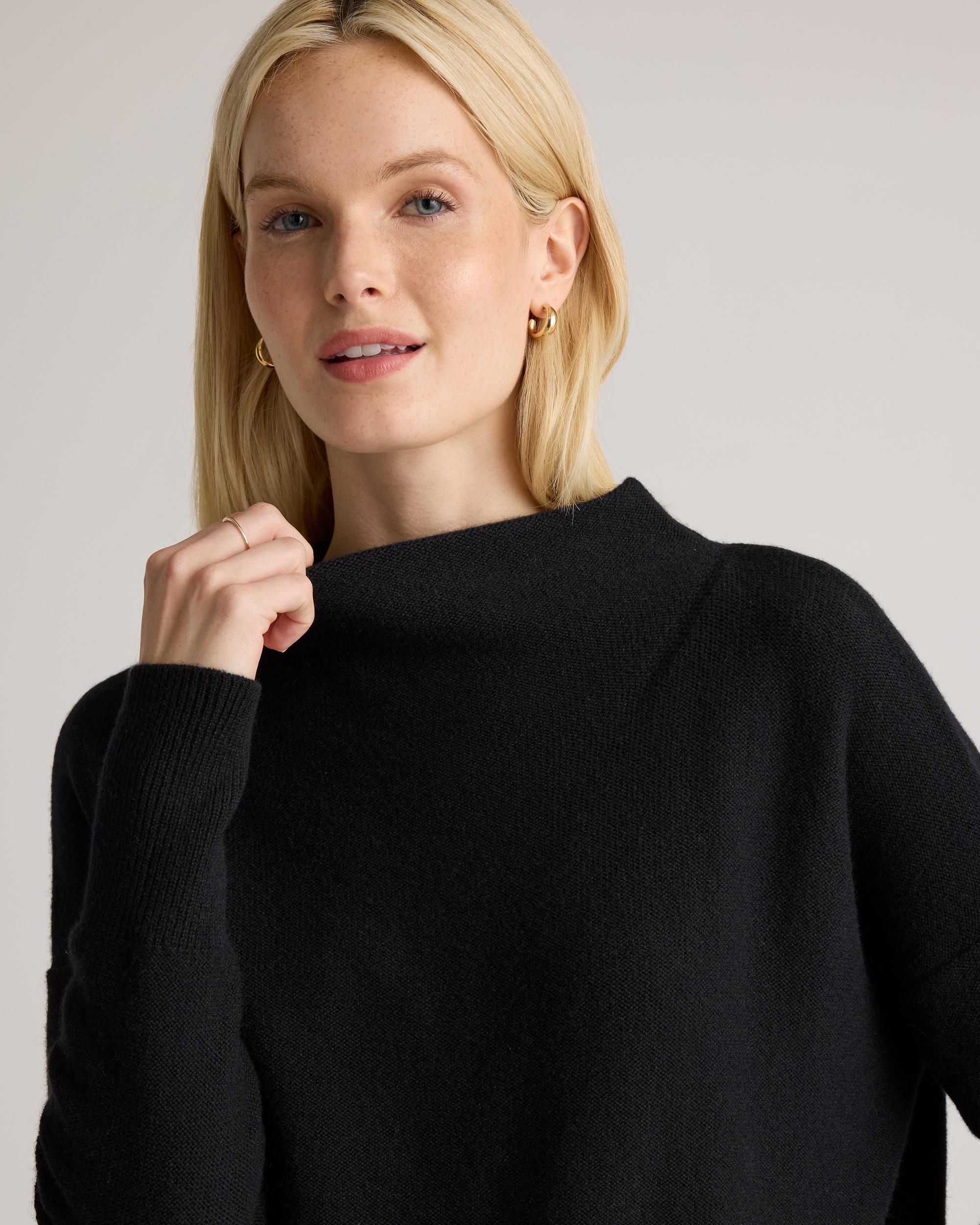 Quince | Women's Mongolian Cashmere Funnel Neck Sweater Size XL Product Image