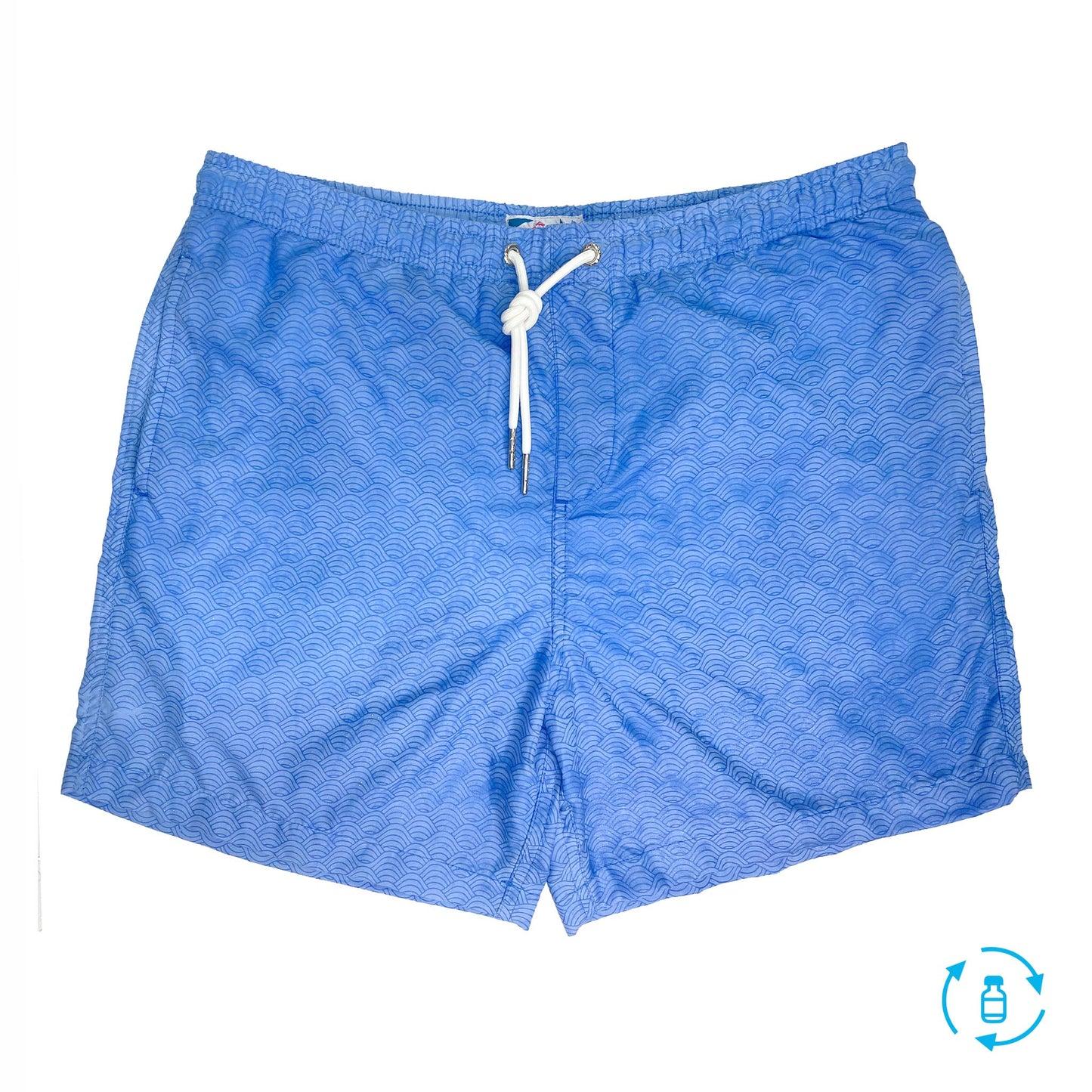Bermies Blue to Waves Swim Trunks Product Image