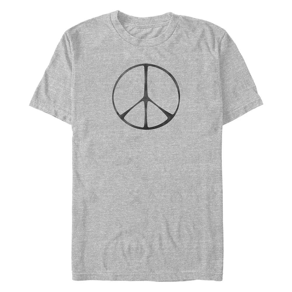Big & Tall Peace Sign Graphic Tee, Men's,  Product Image