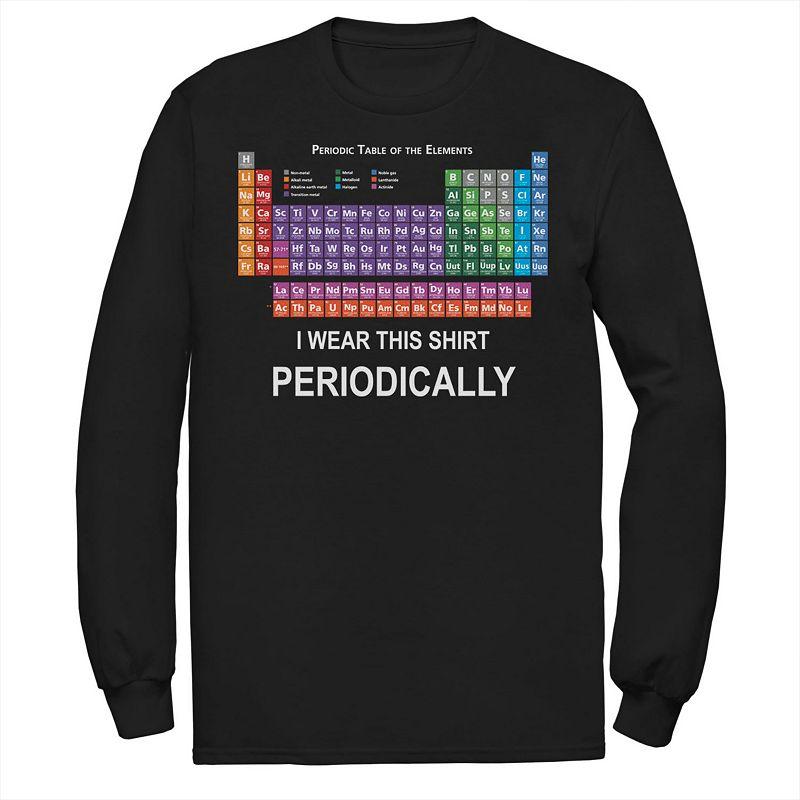 Men's Periodic Table Of Elements Chemistry Humor Tee,  Product Image