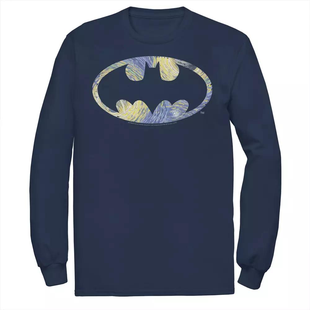 Men's DC Comics Batman Starry Night Logo Tee,  Product Image