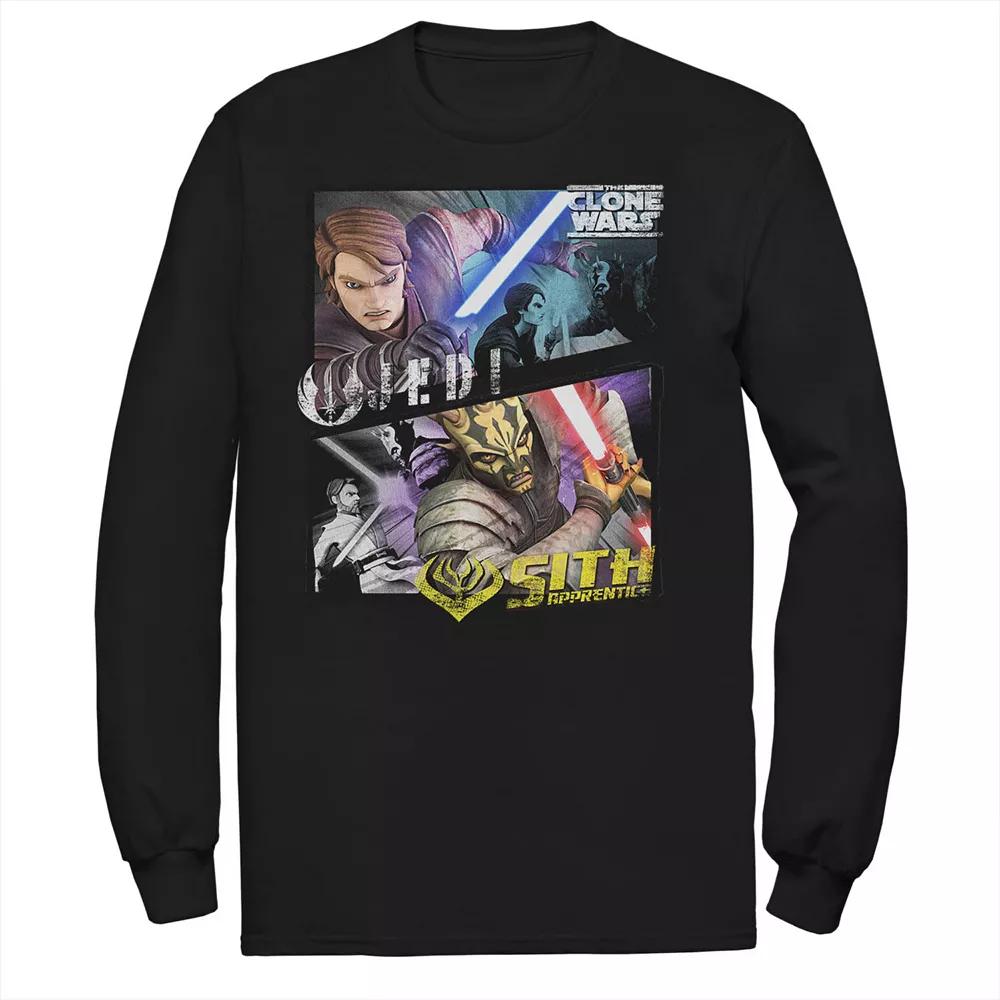 Men's Star Wars: The Clone Wars Jedi & Sith Panels Tee,  Product Image