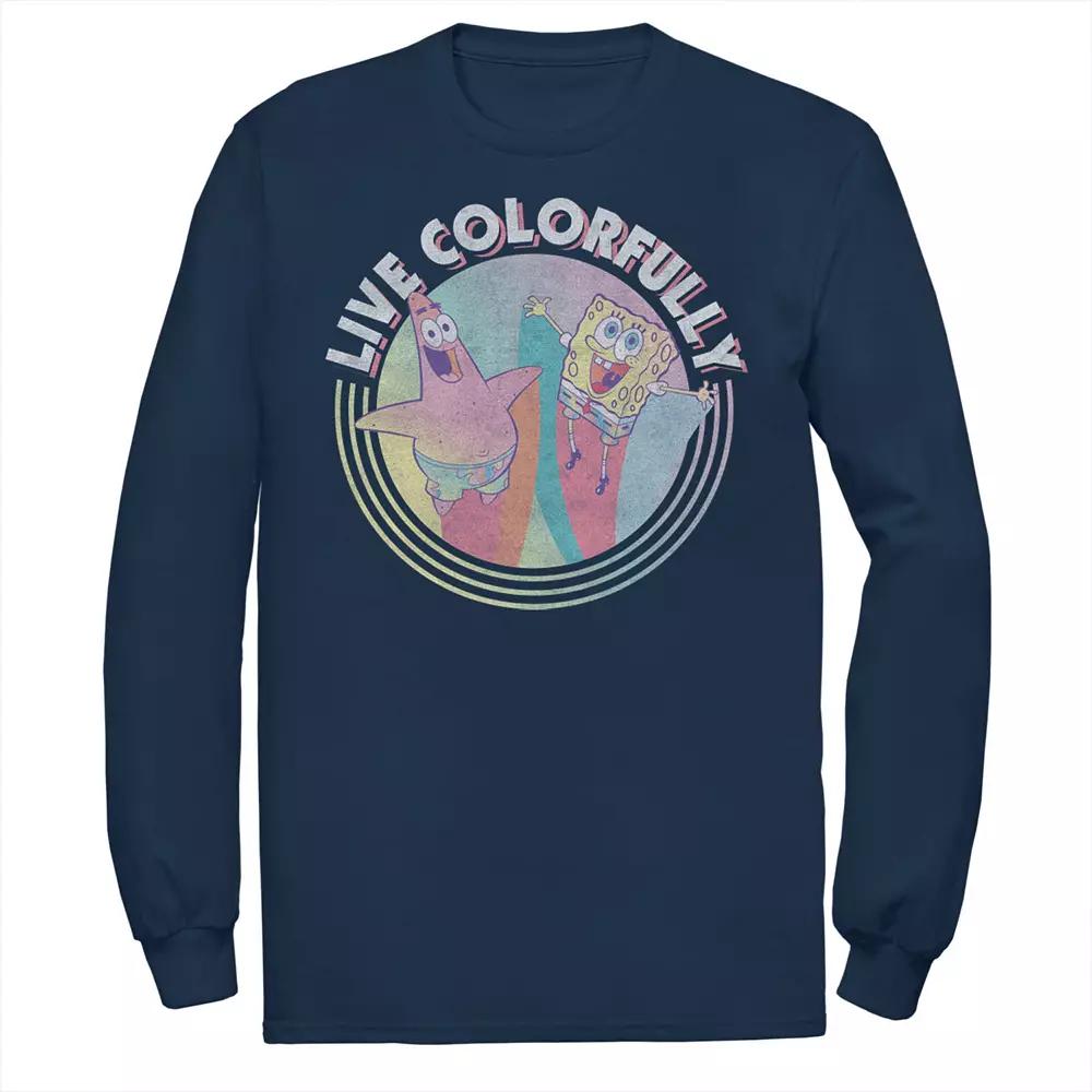 Men's Nickelodeon SpongeBob SquarePants Patrick Live Colorfully Tee,  Product Image