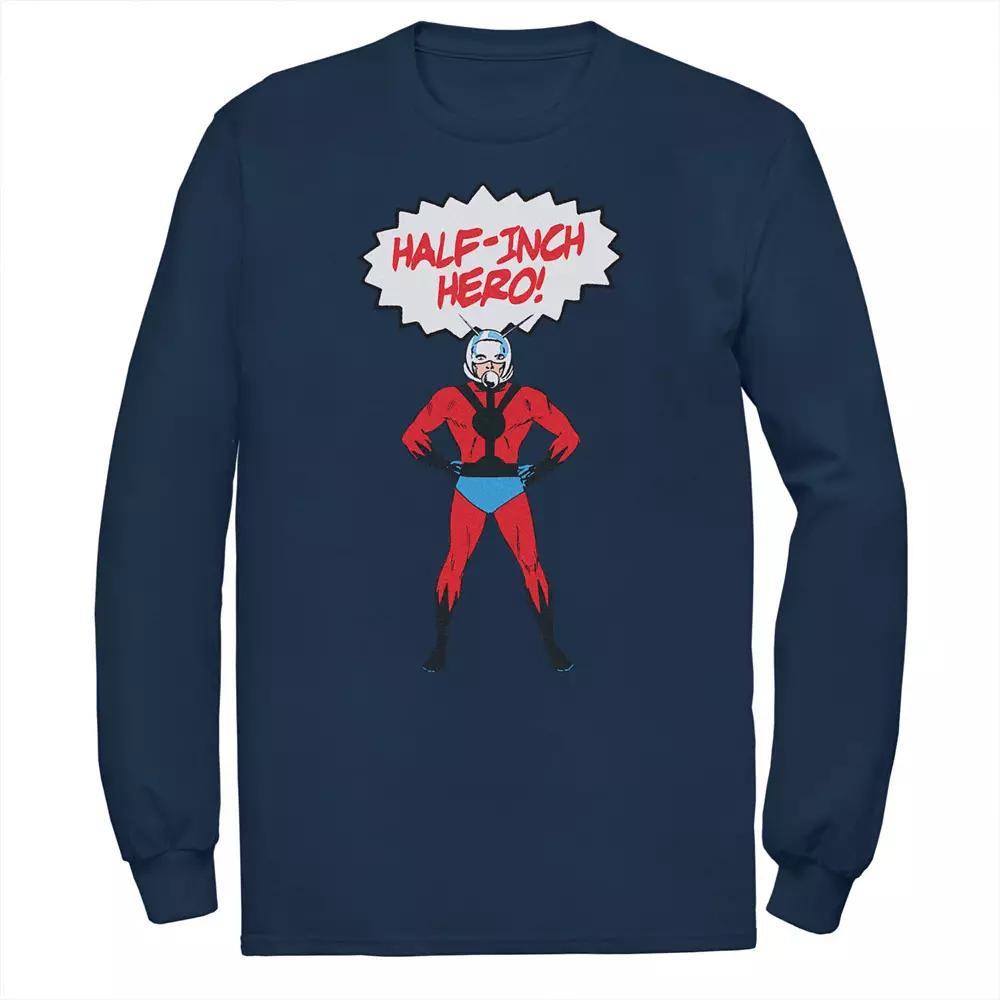 Big & Tall Marvel Ant-Man Half-Inch Hero Long Sleeve Tee, Men's,  Product Image