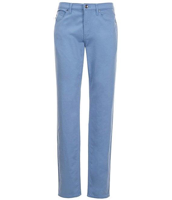 Perry Ellis Slim Fit Flat Front 5-Pocket Stretch Pants Product Image