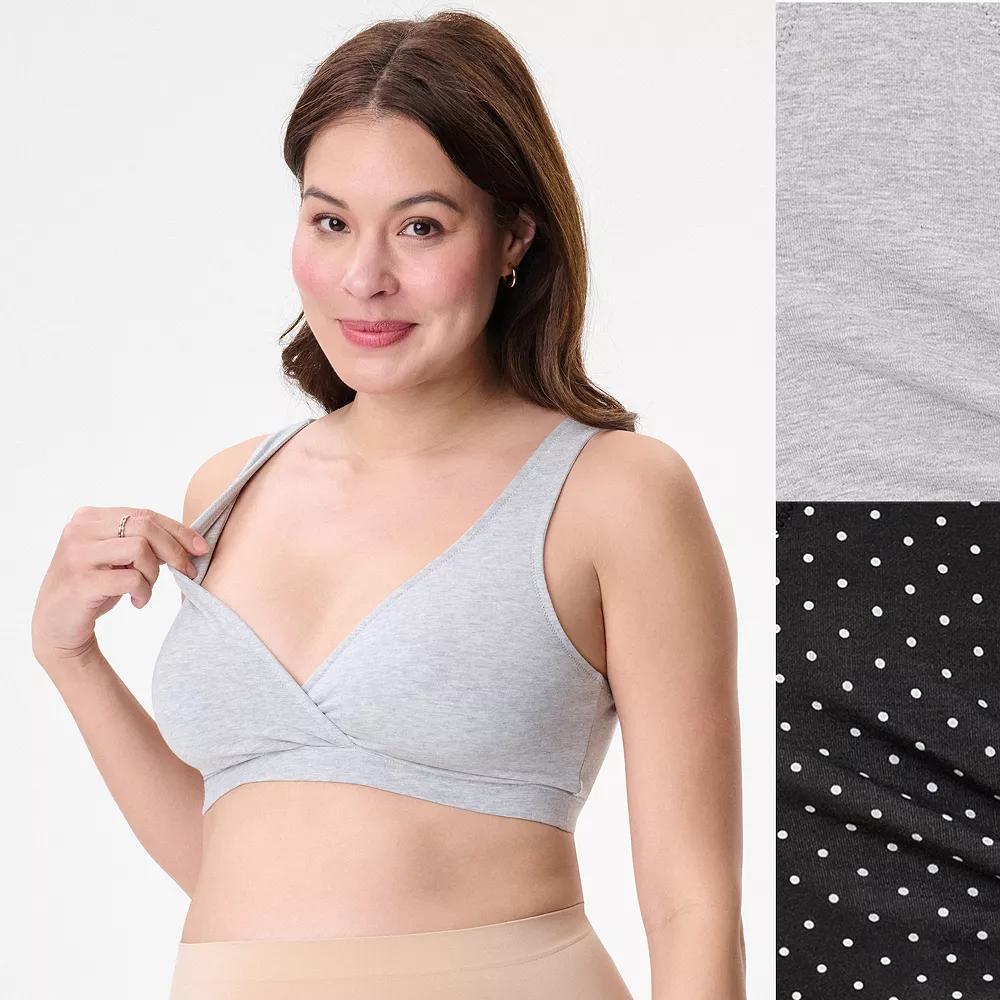 Women's Motherhood® Maternity Wrap Nursing Bra 2 Pack 92016,  Product Image