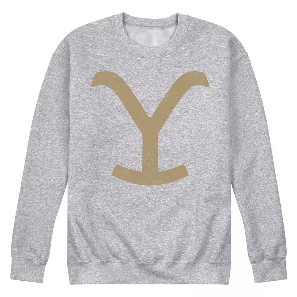 Men's Yellowstone Y Brand Fleece Sweatshirt,  Product Image